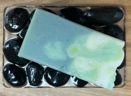 Black Pebble Soap Dish