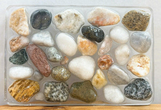 Multicoloured Pebble Soap Dish