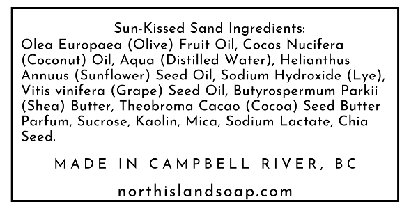 Sun-Kissed Sand Ingredients